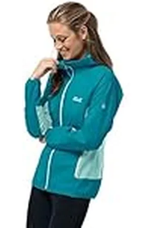 Jack Wolfskin Eagle Peak Ii, Chaqueta A Prueba De Viento Softshell, , M, Mujer
