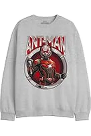 Marvel Meantmmsw012 Sudadera, Color Gris, M para Hombre