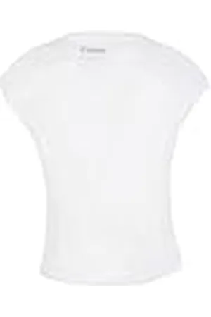 Diadora Team T-Shirt Mädchen-Weiß, Hellgrau, XL Ropa de Abrigo, Niñas, , Extra-Large