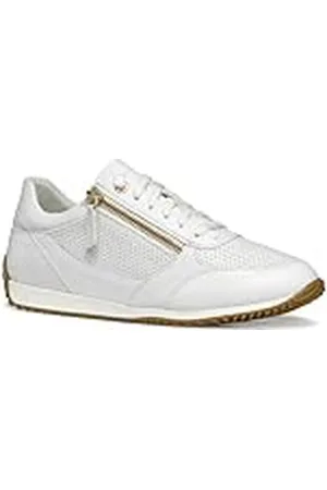 Geox D CALITHE A, Zapatillas Mujer, White, 39 EU