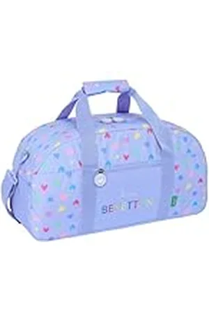 Safta Benetton - Bolsa de Deporte, Mochila, Ideal para Niños de Diferentes Edades, Cómoda y Versátil, Calidad y Resistencia, 50x26x20 cm