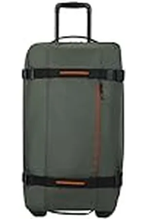 American Tourister Urban Track, Bolsa de viaje con 2 ruedas, 68 cm, 84 L, verde (caqui oscuro)