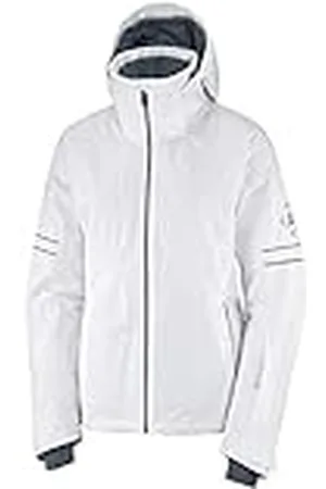 Salomon The Brilliant Jacket W Chaqueta, Mujer, White/Ebony, XS