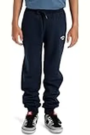 Quiksilver Pantalones de Cintura elástica Ajustados para niño, Color Negro, Talla 14