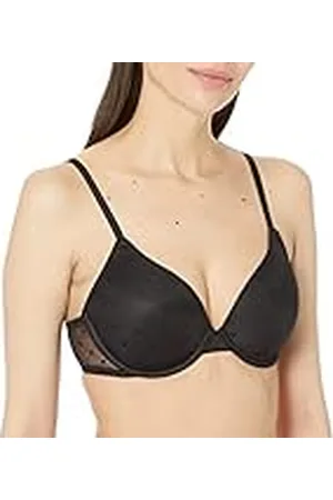 DKNY Monograma Malla Sujetador de Cobertura Completa, , 90C para Mujer