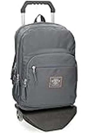 Pepe Jeans Cross Mochila con carro, doble compartimento, 44 cm, color