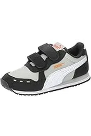 PUMA Cabana Racer Sl 20 V Inf, Zapatillas Unisex niños, Ash Gray White Black, 27 EU