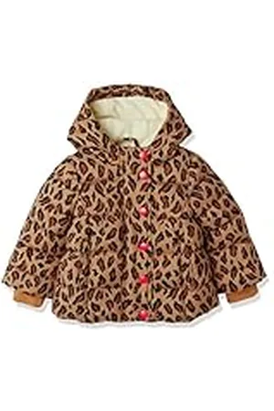 Amazon Chaqueta Gruesa y Acolchada con Capucha Bebé Niña, , 12 Meses