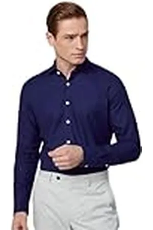 Hackett Espiga durazno Camisa, , L para Hombre