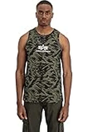 Alpha Industries Basic Tank Camo Camiseta, , M para Hombre