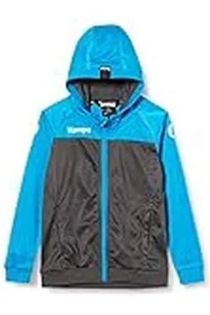 Kempa Prime Multi Jacket Chaqueta De Balonmano Con Capucha Para Hombre, Hombre, antracita/ azul, 152