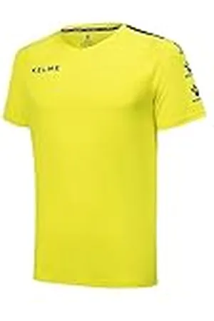 kelme Lince Camiseta Fútbol, Niños, Amarillo/Negro, XS