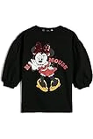 Koton Sudadera de Minnie Mouse con Licencia, Manga Larga, Cuello Redondo Vestido, , 5-6 Años Girls