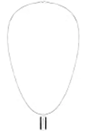 Tommy Hilfiger Jewelry Collar con Colgante para Hombre en Acero Inoxidable con una Placa Grabada - 2790599