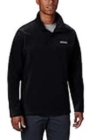 Columbia Steens Mountain Half Snap, Sudadera De Forro Polar para Hombre, Black, Talla XS