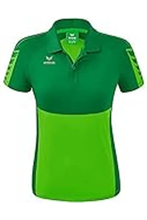 Erima Mujer Six Wings Camisa Polo, Green, 44