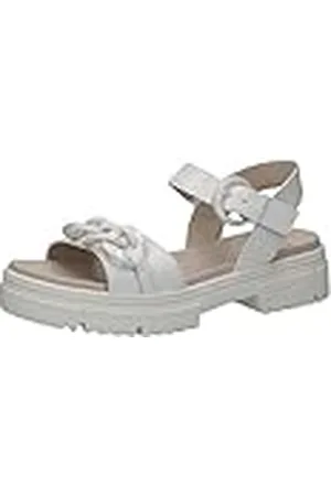Caprice 9-9-28708-20, Sandalias Mujer, Blanco (White Nappa), 38 EU