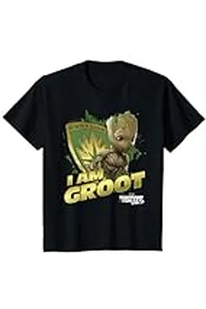 Marvel Niños Guardians Vol.2 I AM GROOT Shield Splash Kids Camiseta Camiseta