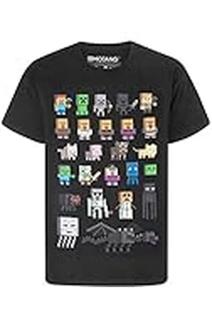 Minecraft Camiseta de Manga Corta para Chicos (11-12 años), , 11-12 años