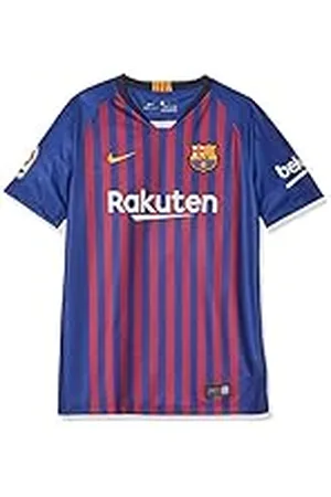 Nike FCB Y Nk BRT Stad JSY SS Hm Camiseta, Unisex niños, Azul (Deep Royal Blue/University Gold), XS