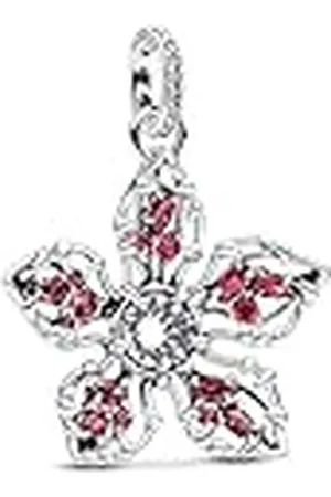 PANDORA Stranger Things Demogorgon 793567C01 - Colgante grande de plata de ley con circonitas, compatible con pulseras Moments, Rot, Plata de ley, Circonita cúbica