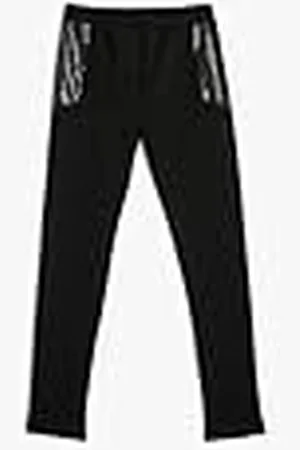 Koton Leggings Faux Leather Detail Elastic Waistband, Leggings niñas,