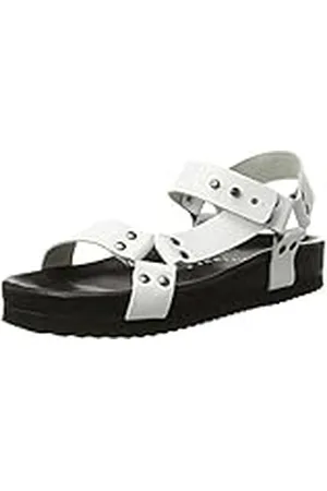 SELECTED Sfamanda Sandal, Sandalias Abiertas Mujer, (White), 41 EU