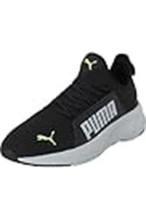 PUMA Softride Premier Slip-on, Zapatillas para Correr de Carretera Hombre, Negro Pro Verde Platino Gris, 40 EU