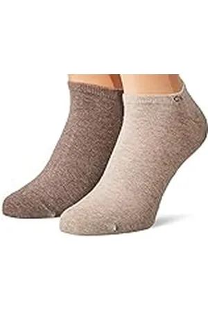 Calvin Klein Sneaker 2 Pack, Marrón ( Melange), 43 (Pack de 2) para Hombre
