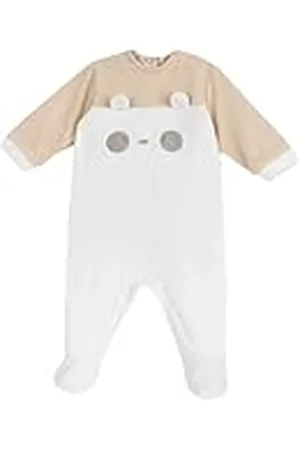 chicco Mono de Chenilla Con Abertura En Rótula, Unisex bebé, , 3 meses, Diseñado en Italia