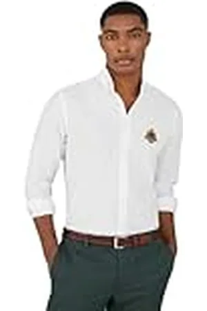 Hackett Am Emboss - Camiseta para hombre, color blanco (blanco), XS