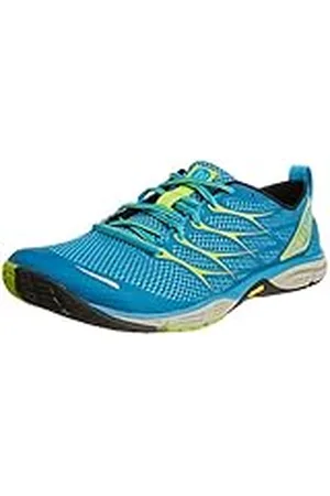 Merrell Road Glove 3, Zapatillas de Deporte Exterior Hombre, Azul-Blau (Blue/Lime), 45