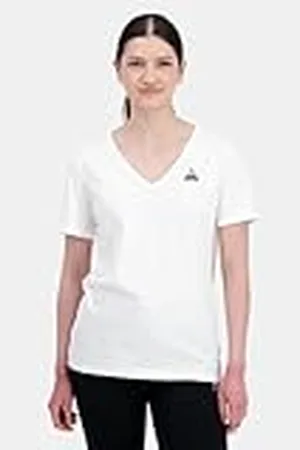 Le Coq Sportif Camiseta ESS tee SS Col V No 1 W para Mujer, , M