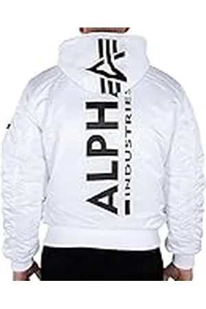 Alpha Industries Chaqueta bomber MA-1 ZH con estampado en la espalda para hombre