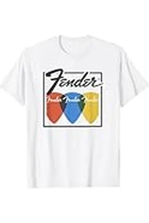 Fender Colorful Vintage Guitar Picks Camiseta