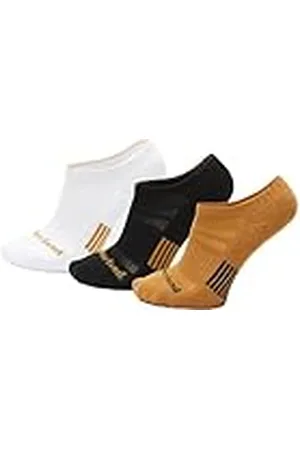 Timberland 3pp New Market Double Logo Half Cushion No Show Calcetines, , M Hombres