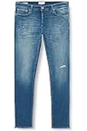 JACK & JONES Jjitim Jjicon JJ 159 Pantalones Vaqueros, Azul Denim, 31W / 32L Hombres