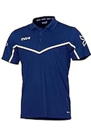 Mitre Kids Primero Football Training Polo Shirt - Navy/White, Large