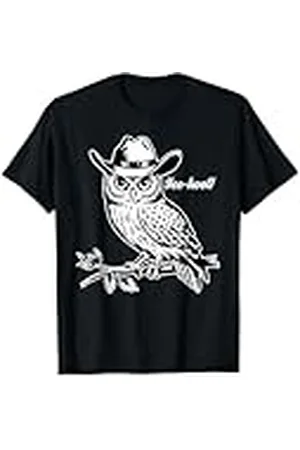 Candis Raechelle Designs Yee-hoot, búho vaquero Camiseta