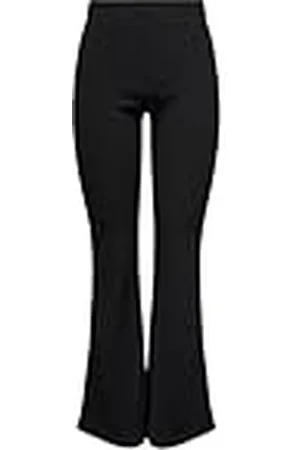 ONLY Onlfever Rib Flared Pants CS Jrs Pantalón, , XS / 30L para Mujer