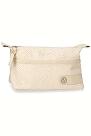 Pepe Jeans Sprig Neceser Beige 20,5x11,5x7,5 cms Piel sintética by Joumma Bags