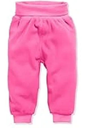 Playshoes Schnizler Baby Bloomers Fleece with Knitted Waistband Pantalones de Deporte Unisex bebé, Pink 18, 62 cm