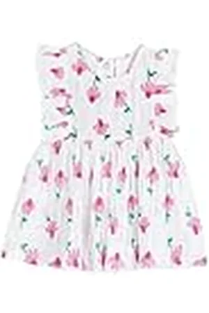 chicco Vestido Bebé Rosa con Mangas Cortas, en Algodón Suave, Designed in Italy, Ropa Bebé Niña 0-24 Meses, Idea Regalo Nacimiento