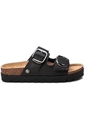 Refresh Sandalia Mujer Negro - Calzado Cómodo y Versátil - Moda casual - Modelo 17272103 (Talla 41)