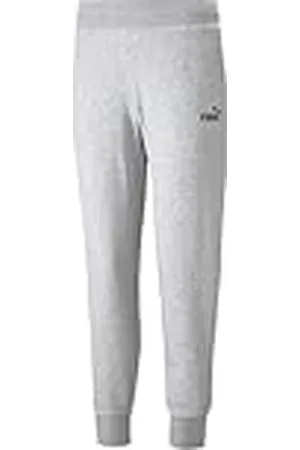 PUMA Leggins ajustados Train Elastic 78 para mujer, gris claro jaspeado, talla M