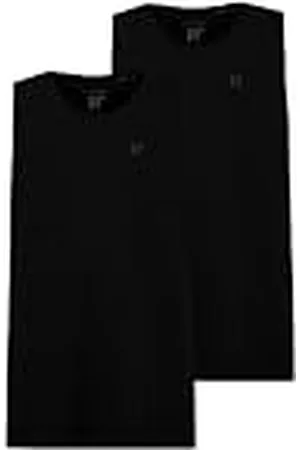 JP 1880 Top de Tirantes, Pack de 2, sin Mangas, hasta la Talla 8 XL Negro 8XL 796858130-8XL