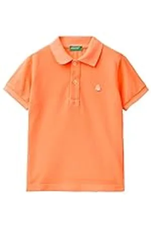 Benetton Camiseta Polo M/M 3089G300D Camisa, , 18 Meses para Niños