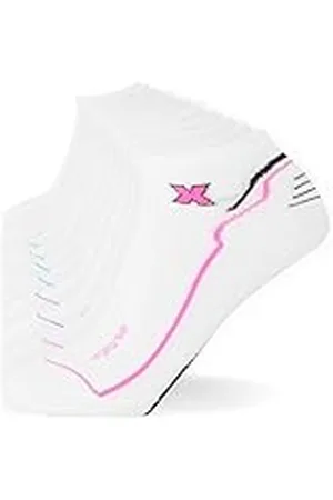 FM London Calcetines de entrenamiento para mujer paquete de 12 - Calcetines deportivos blancos transpirables para mantenerte fresca, , 32-36