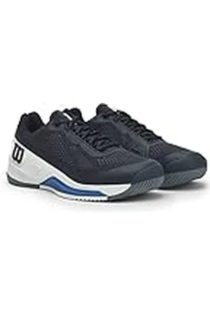 Wilson Rush Pro 4.0, Sneaker Hombre, Navy Blazer/White/Lapis Blue, 42 EU