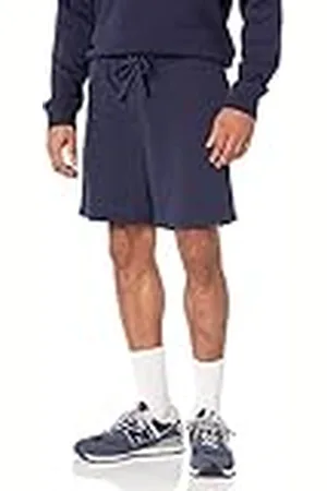 Amazon Pantalón Corto de Tejido de Rizo Francés Ligero (disponible en talla grandes y largos especiales) Hombre, , S